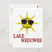 Lake Wedowee Briefkaart (Voorkant / Achterkant)