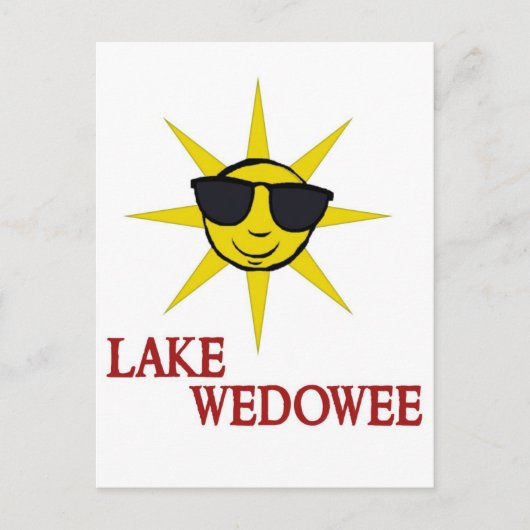 Lake Wedowee Briefkaart (Voorkant)