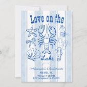 Lake Weekend Bachelorette Party Kaart (Voorkant)