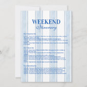 Lake Weekend Bachelorette Party Kaart (Achterkant)