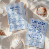 Lake Weekend Bachelorette Party Kaart