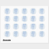 Lake Weekend Bachelorette Party Ronde Sticker (Vel)