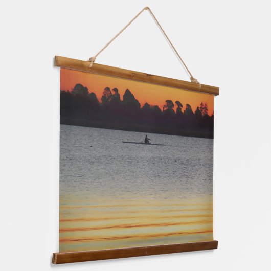 Lake Wendouree Calm Before Nightfall Hangend Wandkleed (Gebogen)
