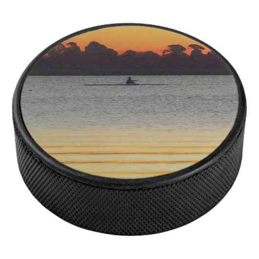 Lake Wendouree Calm Before Nightfall Hockey Puck (3/4)