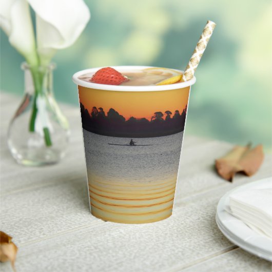 Lake Wendouree Calm Before Nightfall Papieren Bekers (Insitu)