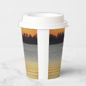 Lake Wendouree Calm Before Nightfall Papieren Bekers (Rechts)