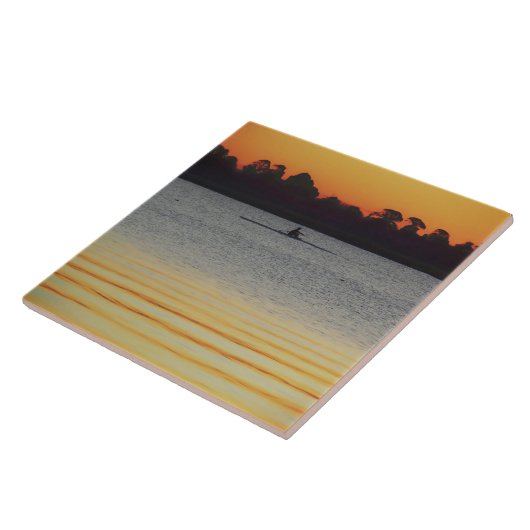 Lake Wendouree Calm Before Nightfall Tegeltje (Zijkant)