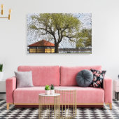 Lake Wendouree Pavilion Ballarat Canvas Afdruk (Insitu (Woonkamer))