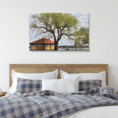 Lake Wendouree Pavilion Ballarat Canvas Afdruk (Insitu (Slaapkamer))