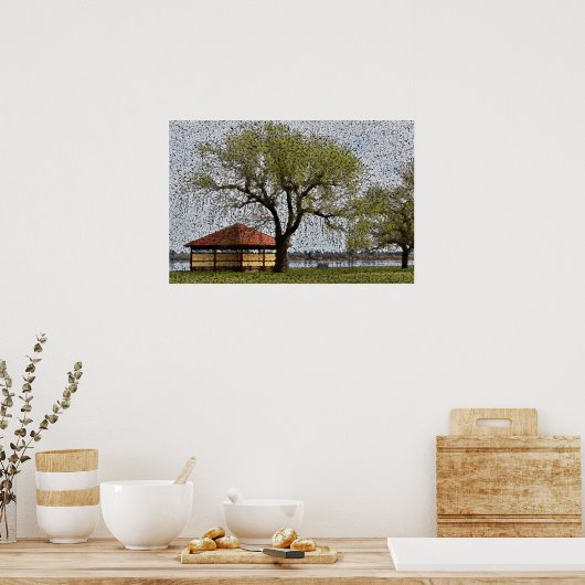 Lake Wendouree Pavilion Ballarat Poster (Keuken)