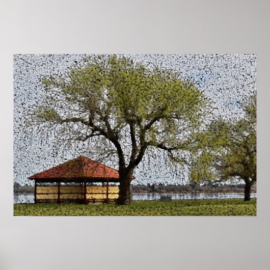 Lake Wendouree Pavilion Ballarat Poster (Voorkant)