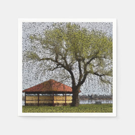 Lake Wendouree Pavilion Paper Napkins Servet