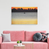 Lake Wendouree Rust Voor de Nacht Canvas Afdruk (Insitu (Woonkamer))