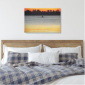 Lake Wendouree Rust Voor de Nacht Canvas Afdruk (Insitu (Slaapkamer))