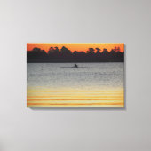Lake Wendouree Rust Voor de Nacht Canvas Afdruk (Voorkant)