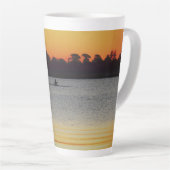 Lake Wendouree Rust Voor de Nacht Latte Mok (Rechterhoek)