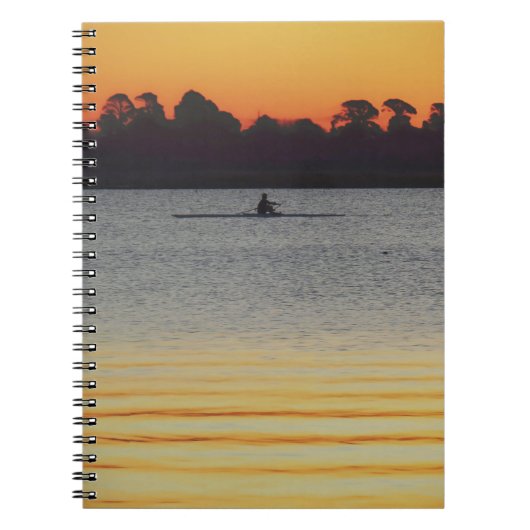 Lake Wendouree Rust Voor de Nacht Notitieboek (Voorkant)
