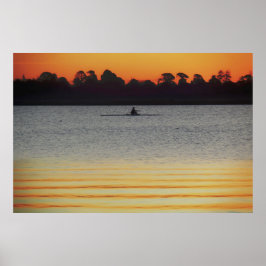 Lake Wendouree Rust Voor de Nacht Poster