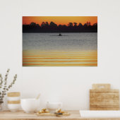 Lake Wendouree Rust Voor de Nacht Poster (Keuken)
