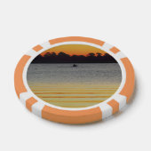 Lake Wendouree Rustig Voor de Nacht Poker Chips (Enkel)