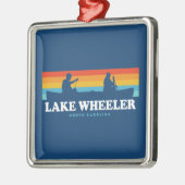 Lake Wheeler North Carolina Canoe Metalen Ornament (Links)