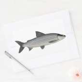 Lake Whitefish Rechthoekige Sticker (Envelop)