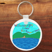 Lake Willoughby Classic Round S Sleutelhanger (Voorkant)