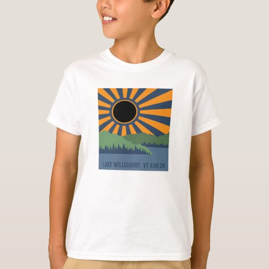 Lake Willoughby Eclipse T-shirt (Voorkant)