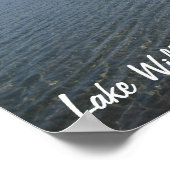 Lake Willoughby Poser 1 - Gepersonaliseerd Poster (Hoek)