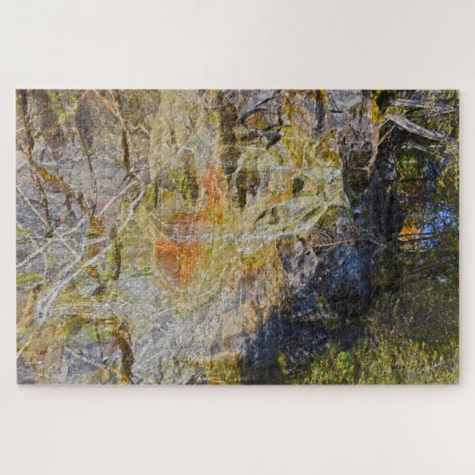 Lake Willoughby Roadside Waterfall, Vermont Legpuzzel (Horizontaal)