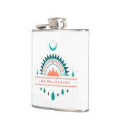 Lake Willoughby Vermont Boho regenboogmaan Heupfles (Links)