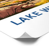Lake Willoughby Vermont Travel Print (Hoek)