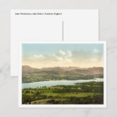 Lake Windermere I, Lake District, Cumbria, Engelan Briefkaart (Voorkant / Achterkant)