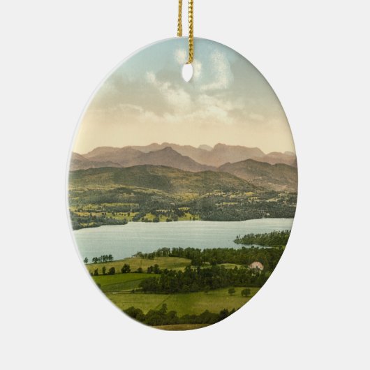 Lake Windermere I, Lake District, Cumbria, Engelan Keramisch Ornament (Rechts)