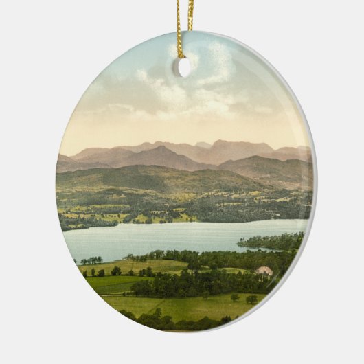 Lake Windermere I, Lake District, Cumbria, Engelan Keramisch Ornament (Links)