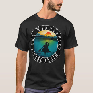 Lake Winneshiek Wisconsin Kayaking T-shirt