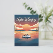 Lake Winnipeg Canada Briefkaart (Staand voorkant)