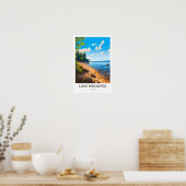 Lake Winnipeg Canada Reisprint Poster (Keuken)