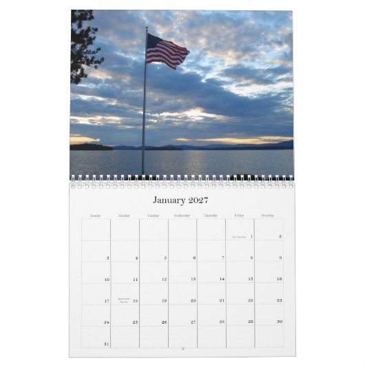Lake Winnipesaukee, 2009 Kalender (Jan 2027)