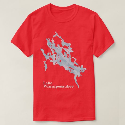Lake Winnipesaukee 3 T-shirt (Design voorkant)