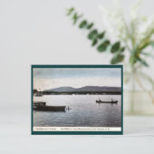 Lake Winnipesaukee, Center Harbor, NH 1913 Vintage Briefkaart (Staand voorkant)