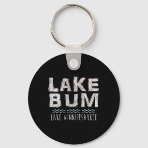Lake Winnipesaukee is voor ontspanning! Zomer Vaka Sleutelhanger