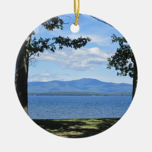 Lake Winnipesaukee Keramisch Ornament (Voorkant)