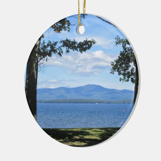 Lake Winnipesaukee Keramisch Ornament (Links)