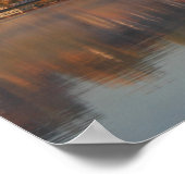Lake Winnipesaukee Meredith Autumn Morning Poster (Hoek)