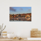 Lake Winnipesaukee Meredith Autumn Morning Poster (Keuken)