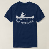 Lake Winnipesaukee New Hampshire Bear Canoe Gift  T-shirt (Design voorkant)