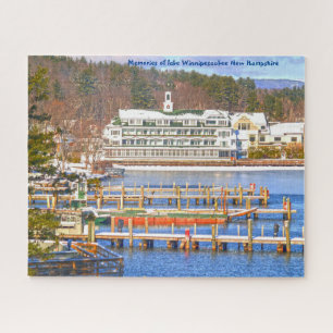 Lake Winnipesaukee New Hampshire. Jigzaag Puzzle Legpuzzel