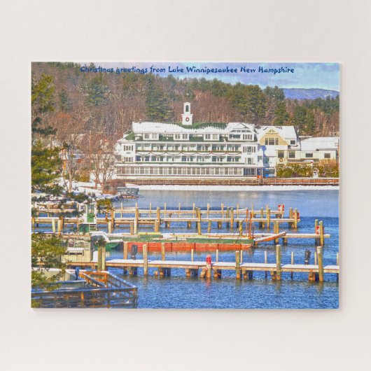 Lake Winnipesaukee New Hampshire. Jigzaag Puzzle Legpuzzel (Horizontaal)