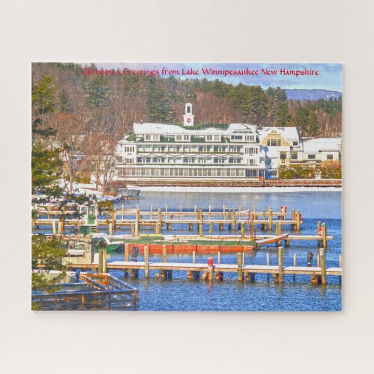 Lake Winnipesaukee New Hampshire. Jigzaag Puzzle Legpuzzel (Horizontaal)